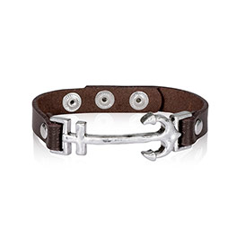 Leather Icon Bracelet