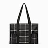 Black Windowpane Plaid