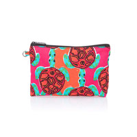 Mini Zipper Pouch - Sea Turtle Tango