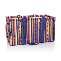 Large Utility Tote - Purple Southwest Stripe