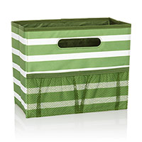Fold N' File - Green Cabana Stripe