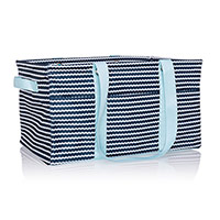Deluxe Utility Tote - Scallop Stripe