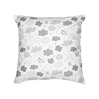 Statement Canvas Pillow Cover & Insert 18x18 - Countin' Clouds