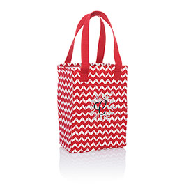 Twice As Nice Tote - Chevron Dash