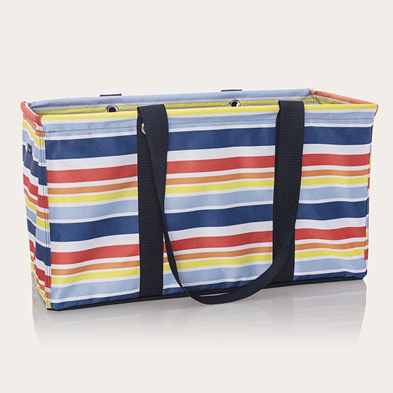 Large Utility Tote - Vista Stripe