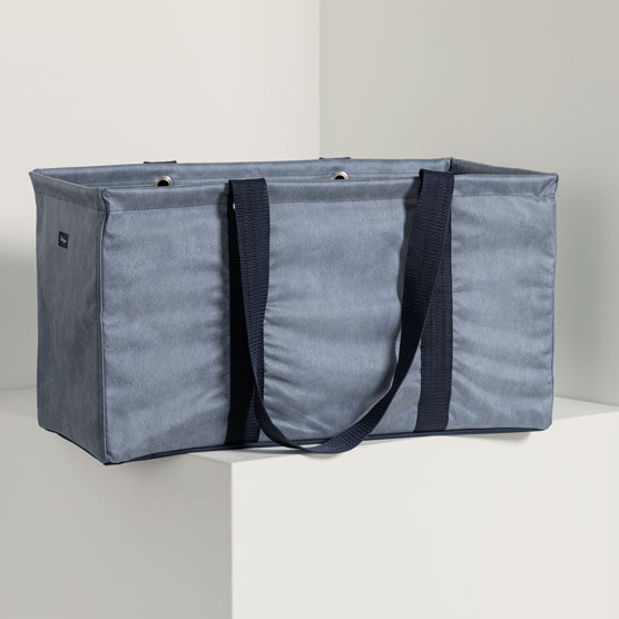 Large Utility Tote - Denim Distressed