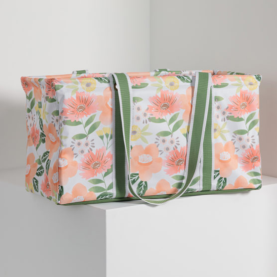 Large Utility Tote - Morning Floral