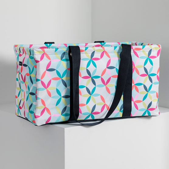 Large Utility Tote - Kaleidoscope Dreams