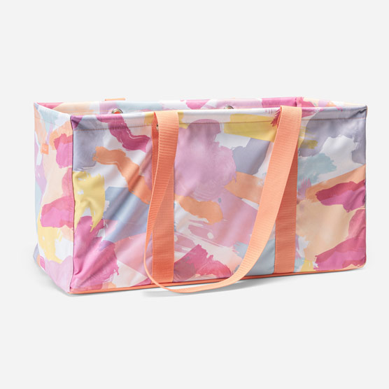 Large Utility Tote - Watercolor Pop