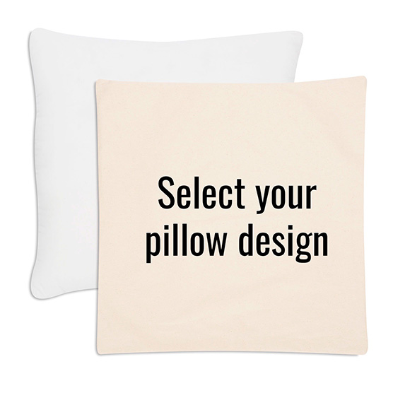Statement Canvas Pillow Cover & Insert 18x18 - Natural