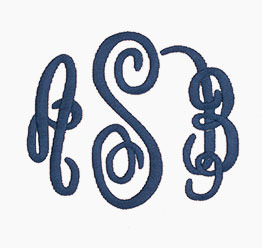 example of Large Monograms personalization