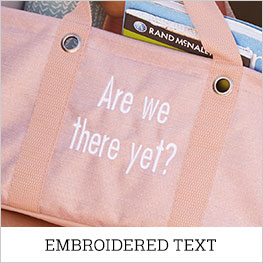 Embroidered Text