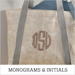 monograms and initials